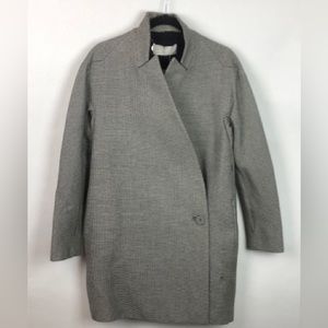 EUC Stella McCartney Knee Length Houndstooth Lana Wool Coat Medium $1,590
